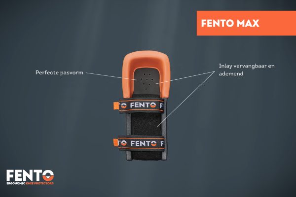 Set inlays voor Fento kniebeschermer MAX - Afbeelding 2