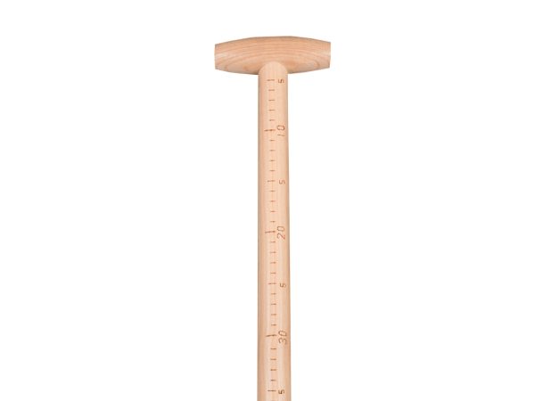 Steekbats RONDE OPSTAP met meetsteel 110cm, extra gehard, gepolijst ATLAS DIAMANT 14 000 - 3