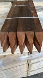 Piketpaal Hardhout 40 × 40 × 60 cm – 4-puntig