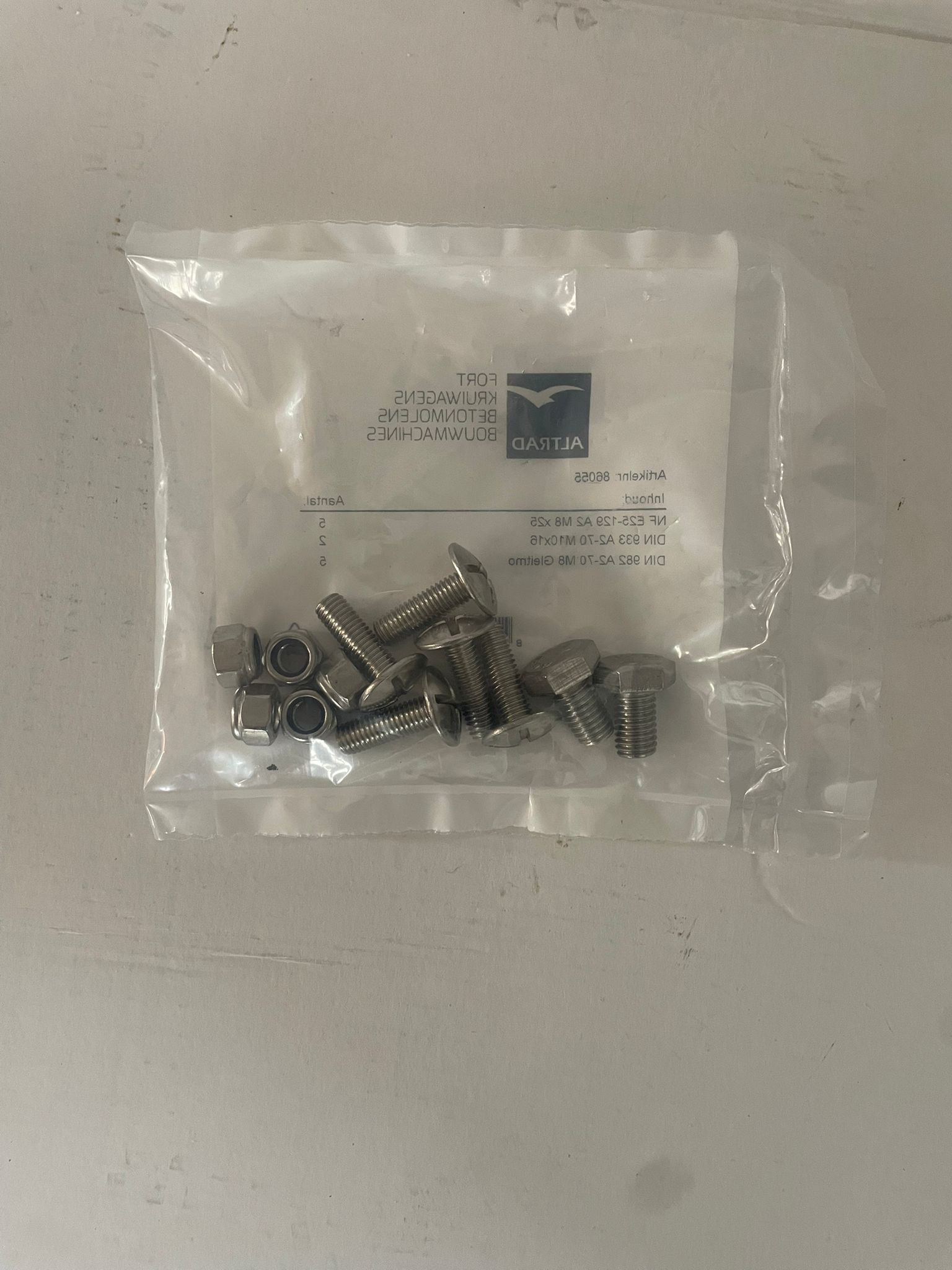 Altrad Fort Montageset – Bevestigingsset voor Kruiwagens