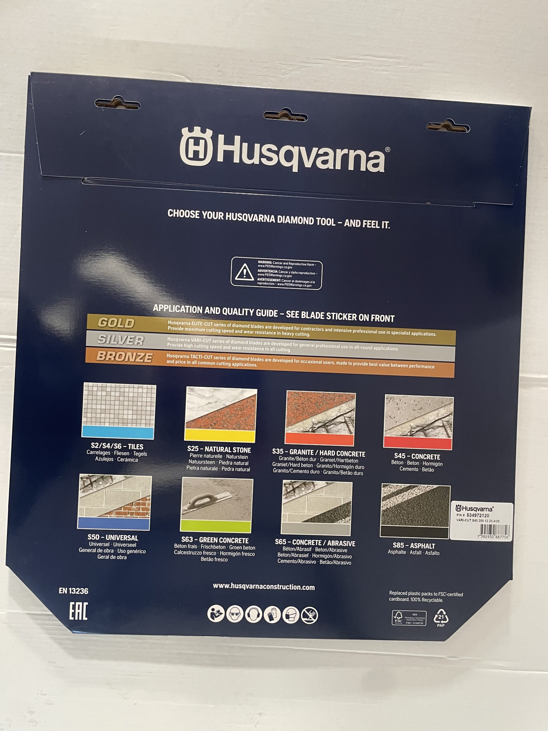 Husqvarna Elite‑Cut S45 Diamantzaagblad