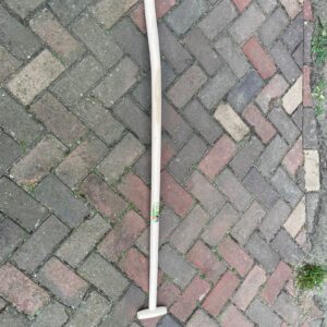 Straatmakersteel Essen 130 cm – Dubbel Gebogen Zwanenhals