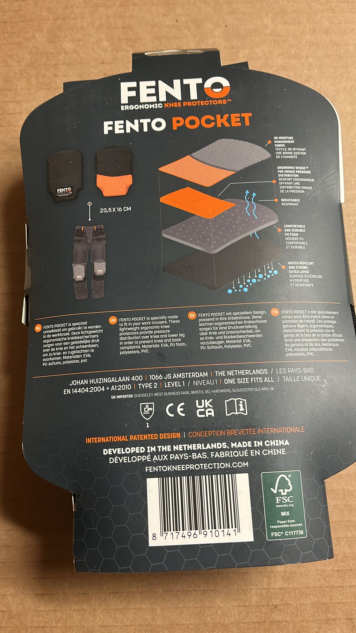 Fento Pocket Kniebeschermers