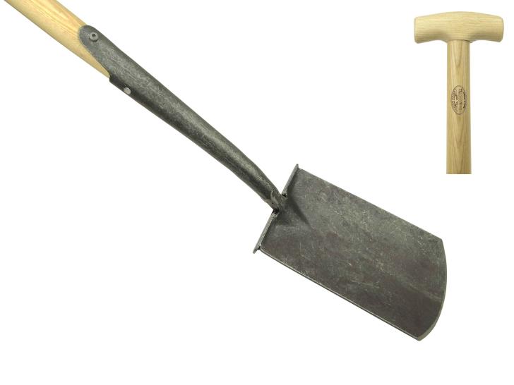 Zwanehals Spade met Opstapjes en Essen Steel 750 mm 20510