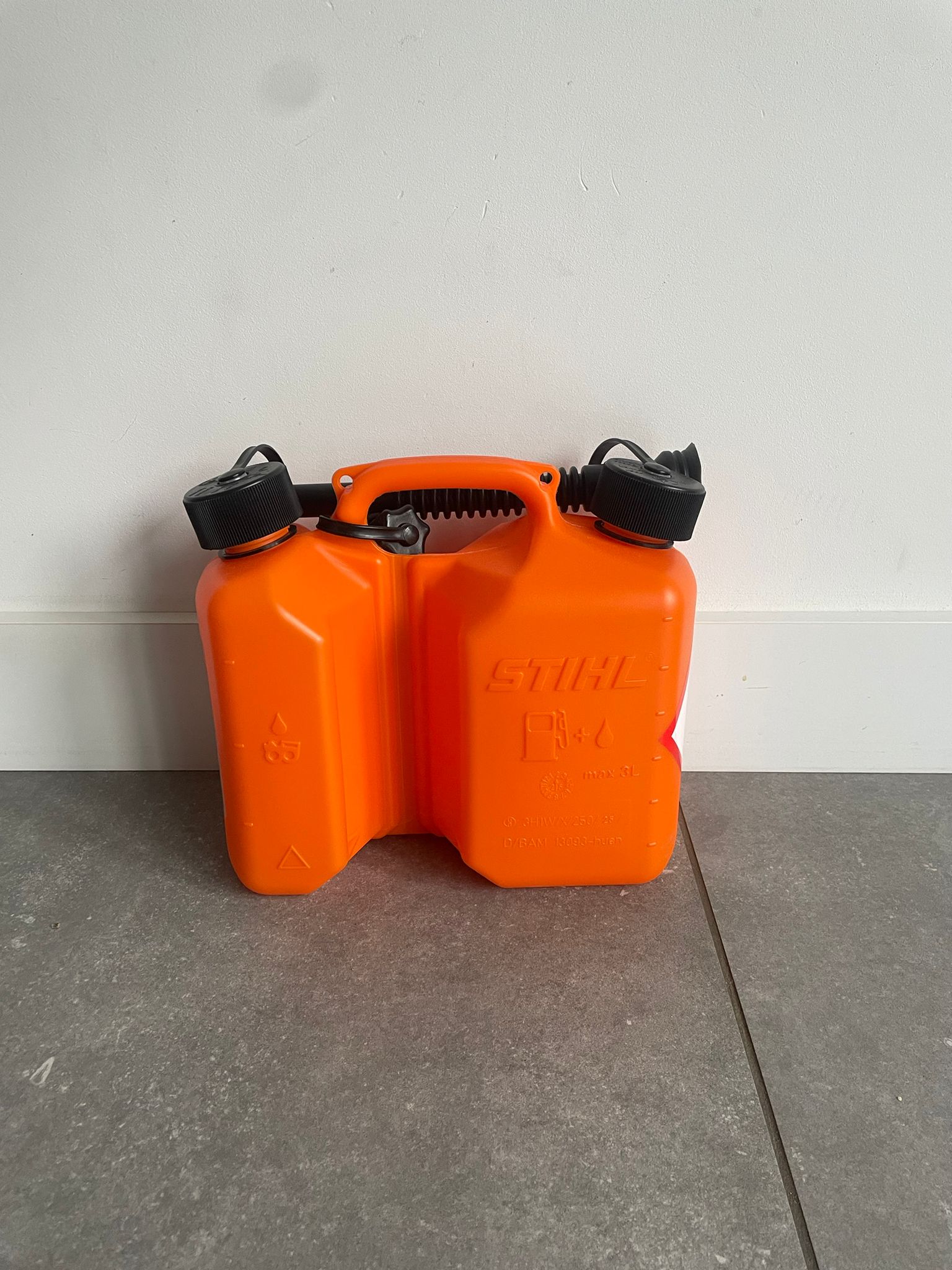 Combi Jerrycan 3L + 1,5L – Oranje – Met UN-certificaat