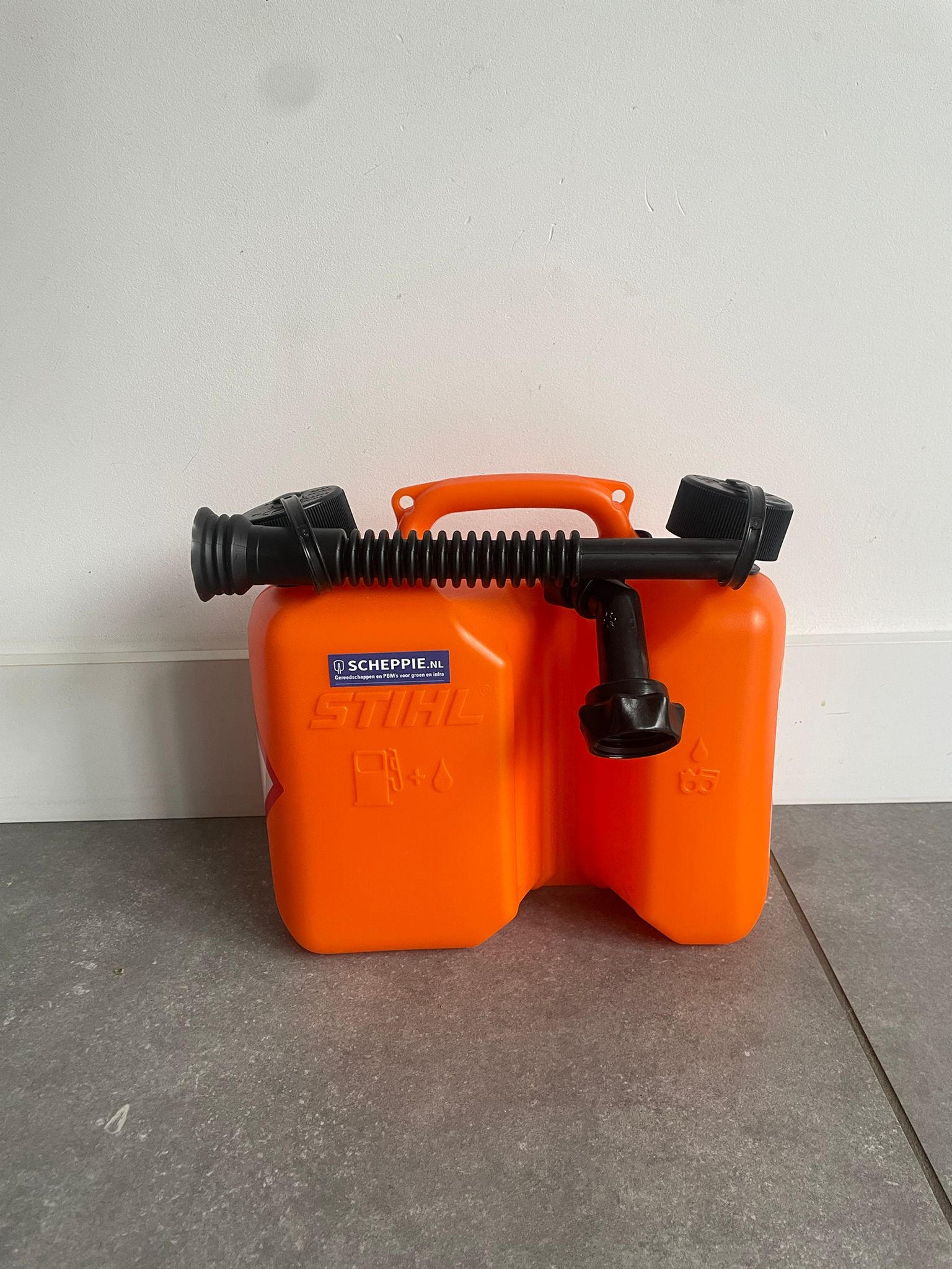 Combi Jerrycan 3L + 1,5L – Oranje – Met UN-certificaat