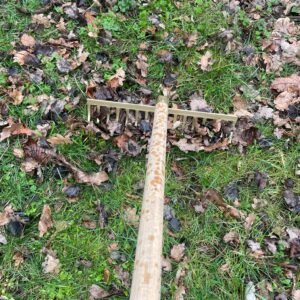 Tuinhark OFFNER 16 gebogen tanden met steel 170 cm