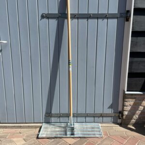ATLAS Egalisatiehark staal 75 x 26 cm met steel 150 cm