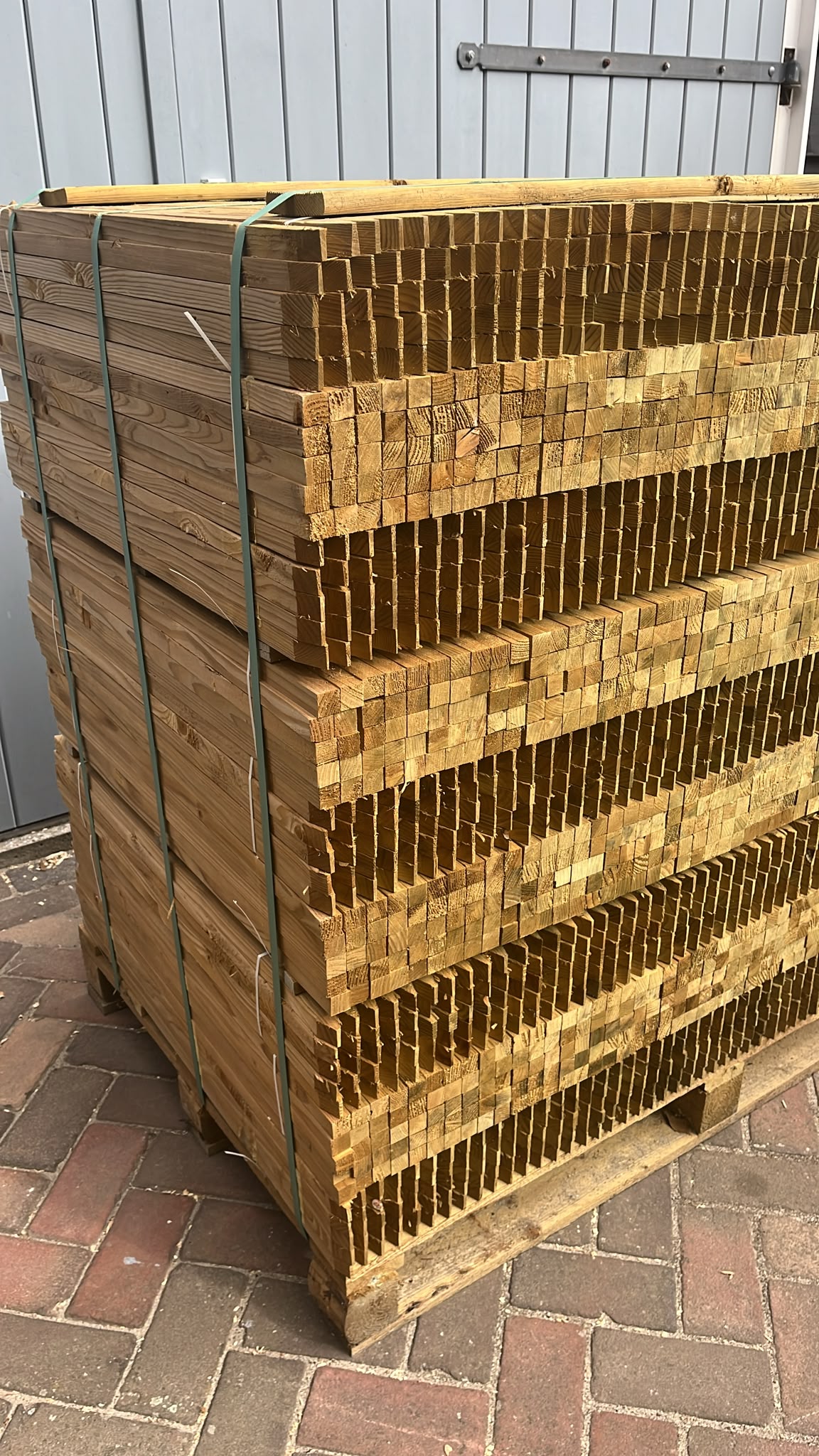Geïmpregneerde piketpalen 80 cm – 2.250 stuks per pallet - Afbeelding 3