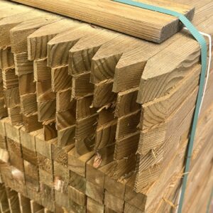 Geïmpregneerde piketpalen 80 cm – 2.250 stuks per pallet
