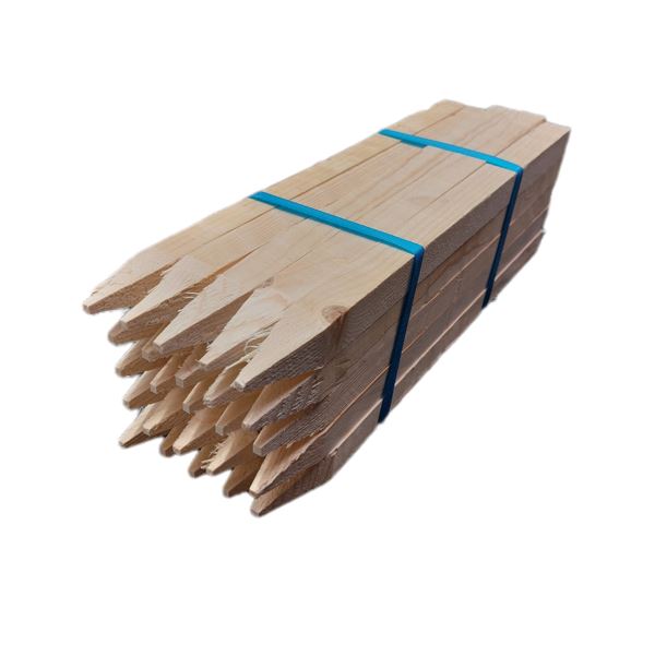 Piketpaaltjes vuren 80cm | 2,2×2,2 | 25-100 stuks