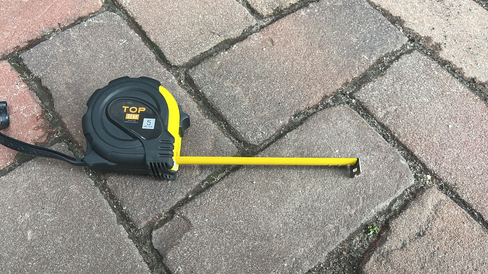 Rolmaat 5 meter – Metalen meetlint 19 mm – Enkelzijdig