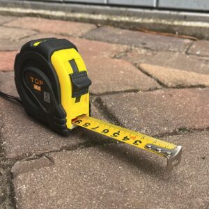 Rolmaat 5 meter – Metalen meetlint 19 mm – Enkelzijdig