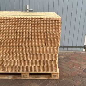 Piketpaaltjes Vuren 60 cm – 2,2 × 2,2 cm – Pallet 1000 stuks