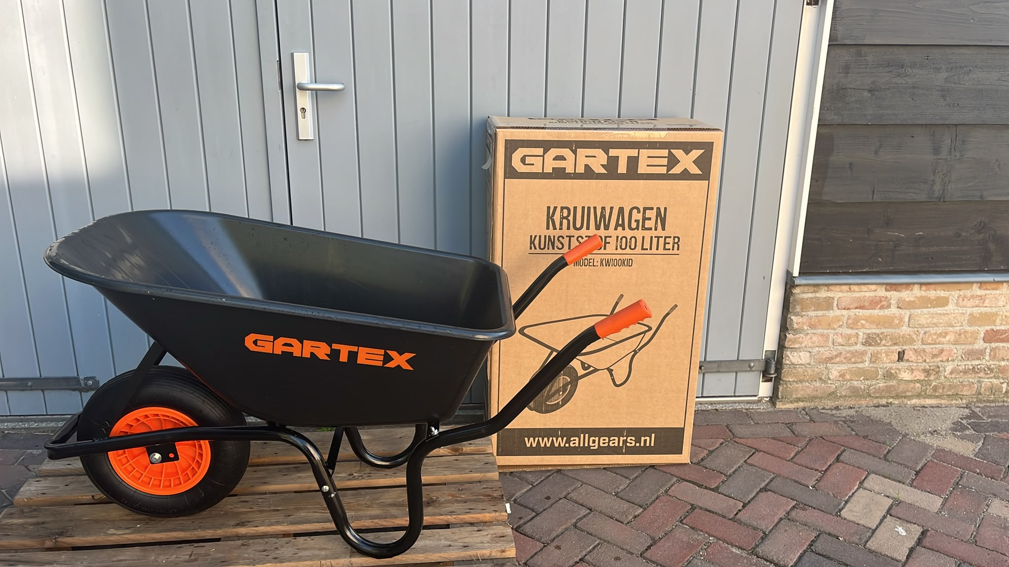 Kunststof Kruiwagen 100L – 160 kg – KW100KID