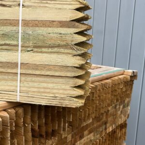 Geïmpregneerde piketpalen 60 cm – 2,2 x 2,2 cm – 25, 50 of 100 stuks