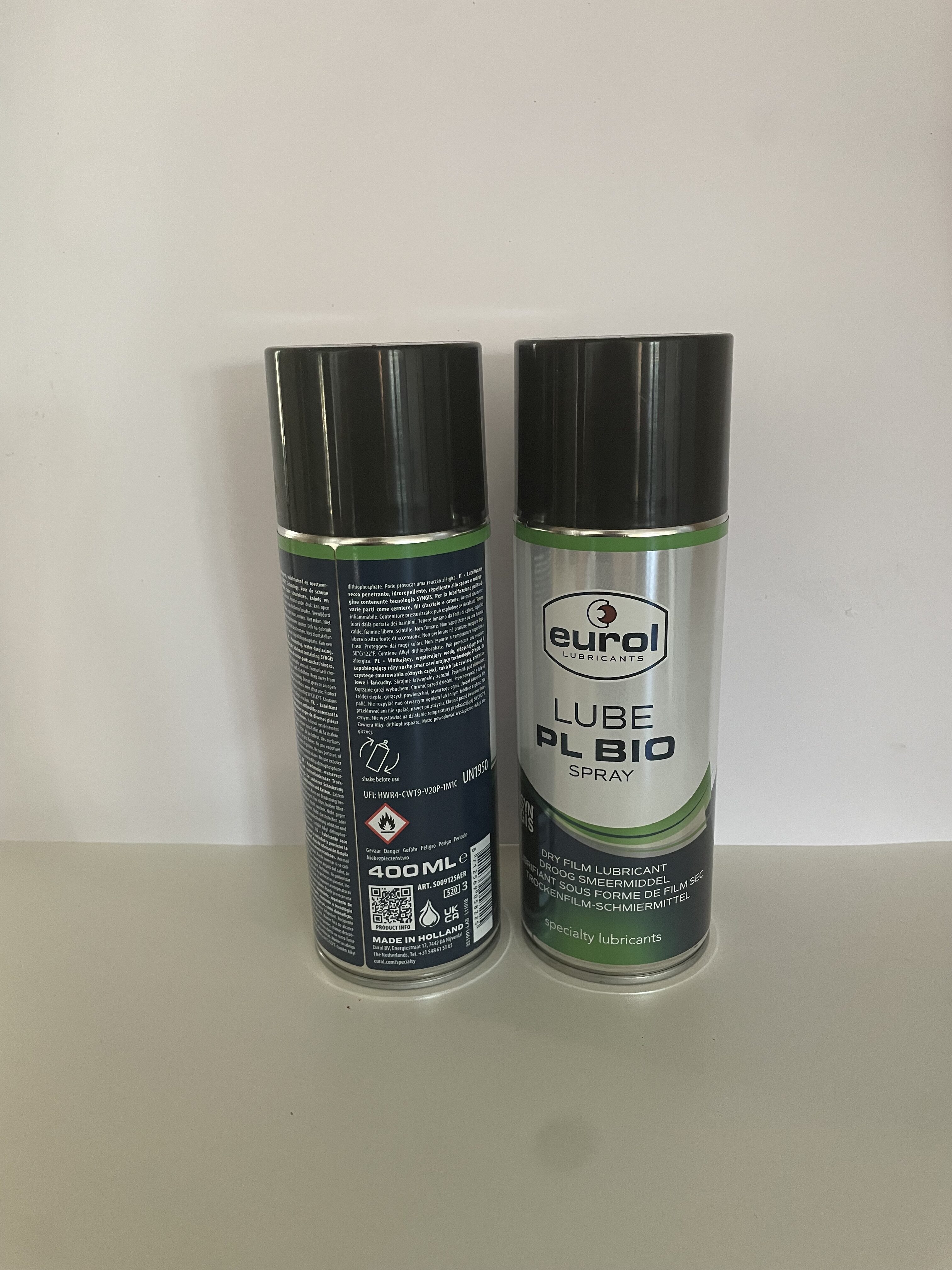 Eurol Lube PL BIO Droog Smeermiddel Spray 400 ml – Biologisch Afbreekbaar