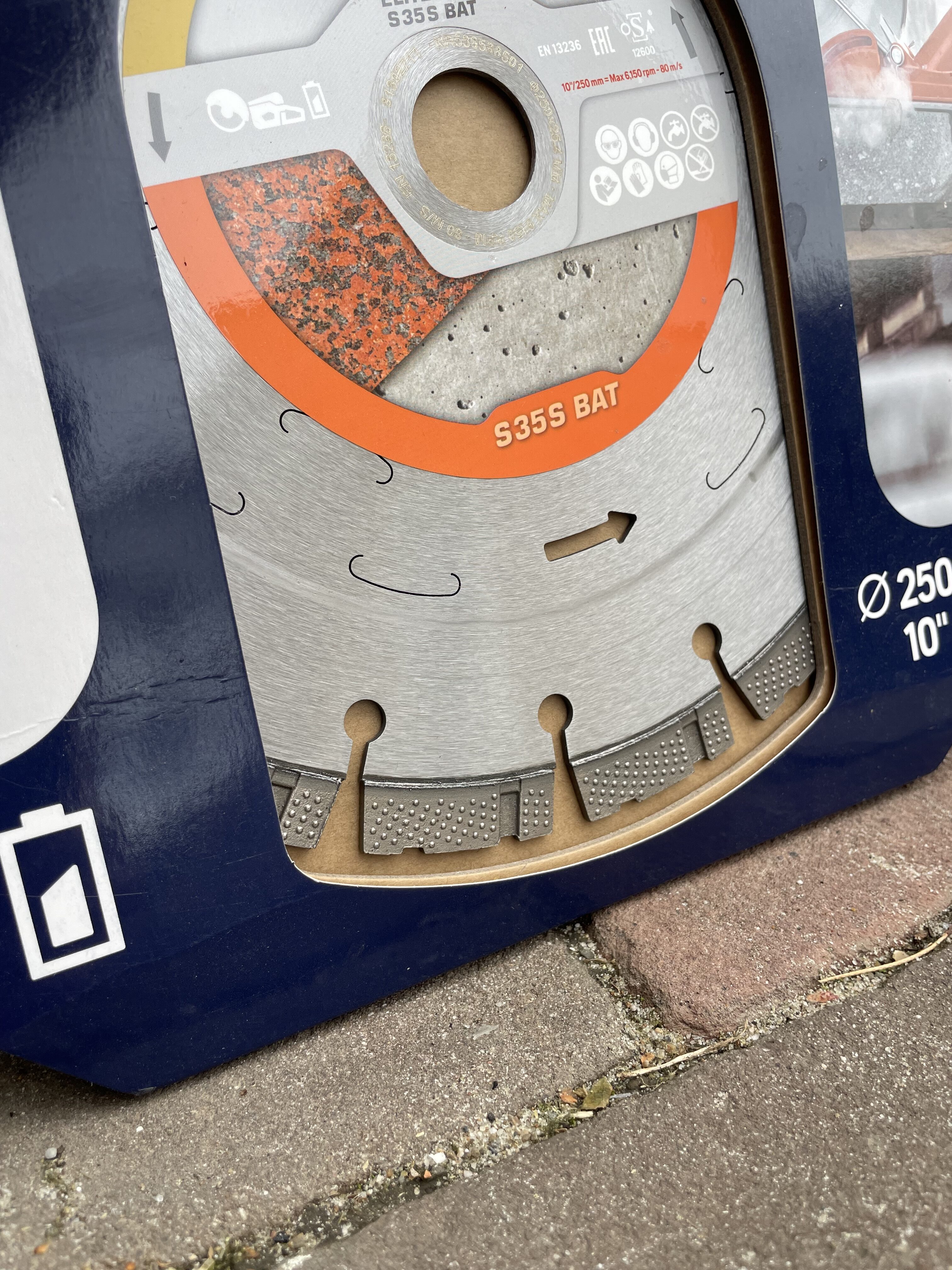 Husqvarna Diamantzaagblad S35S Ø250 mm