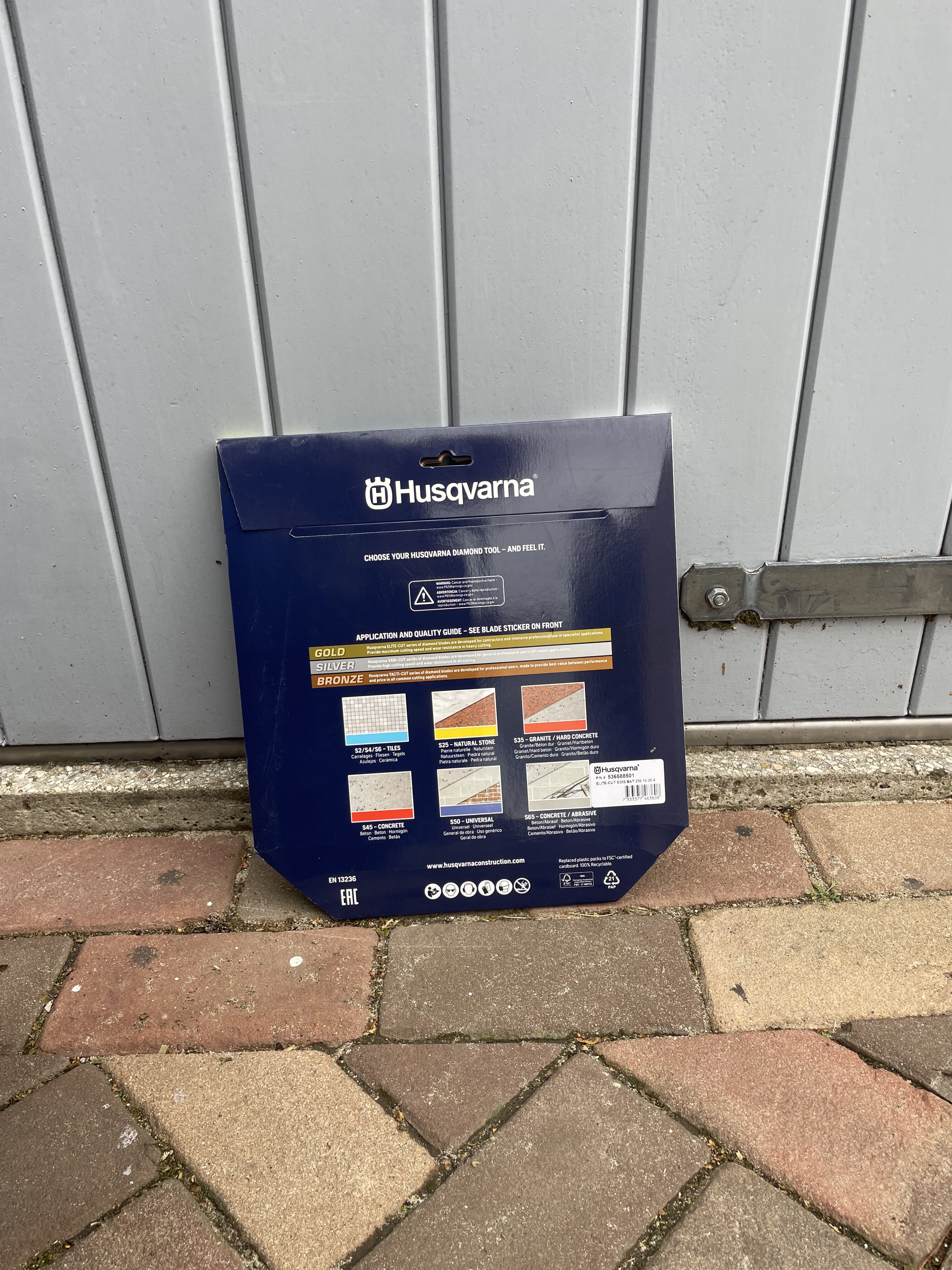 Husqvarna Diamantzaagblad S35S Ø250 mm - Afbeelding 2
