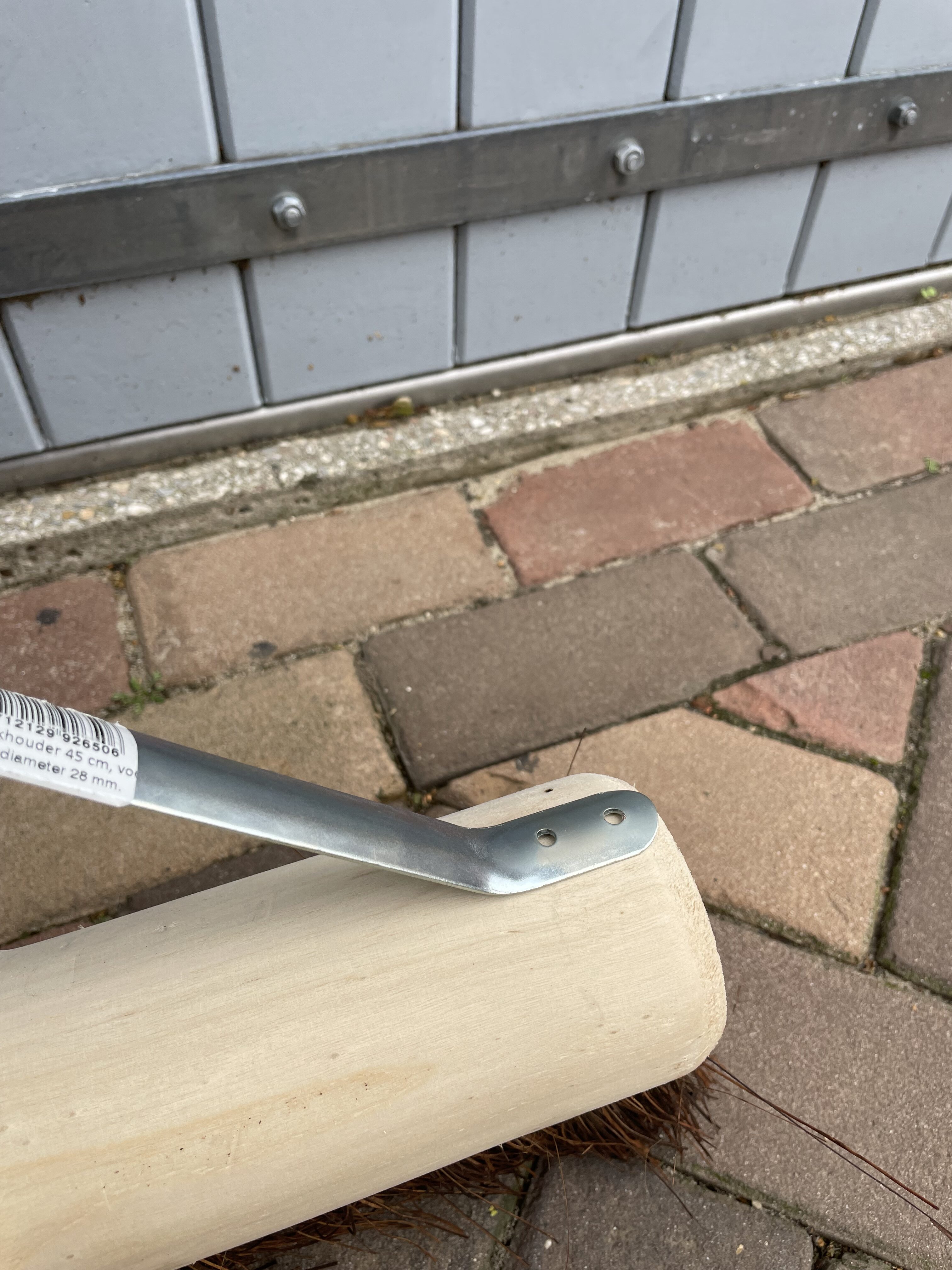 Solide Stokhouder 45 cm - Ø28 mm